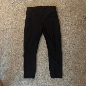Lululemon time to sweat crop